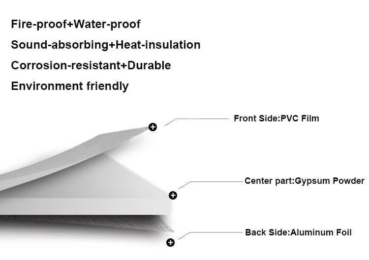 PVC Gypsum Ceiling 996